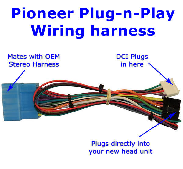 Pioneer Plug-n-Play Adapter Harness