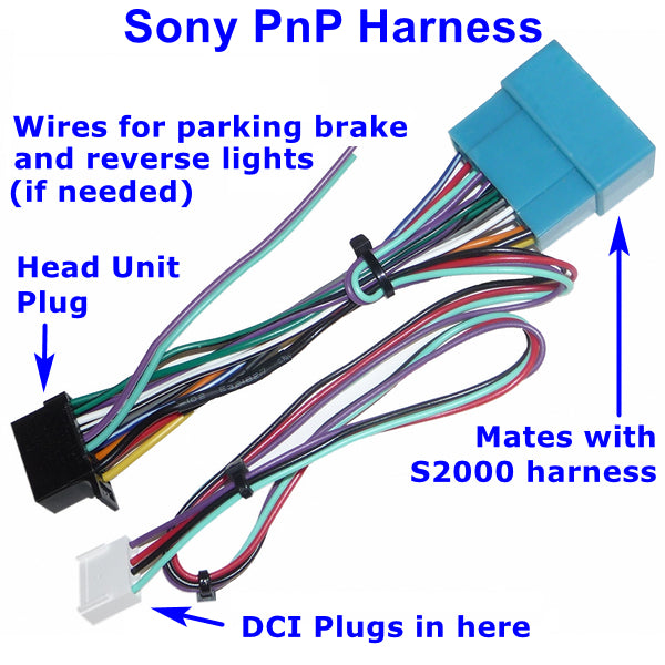Sony Plug-n-Play Adapter Harness